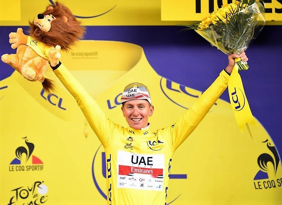 Tadej Pogacar no suelta la punta del Tour de Francia