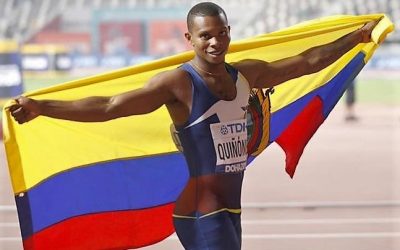 Alex Quiñonez suspendido un año, espera participar en los Juegos Olímpicos