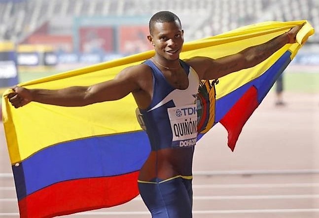 Alex Quiñonez suspendido un año, espera participar en los Juegos Olímpicos