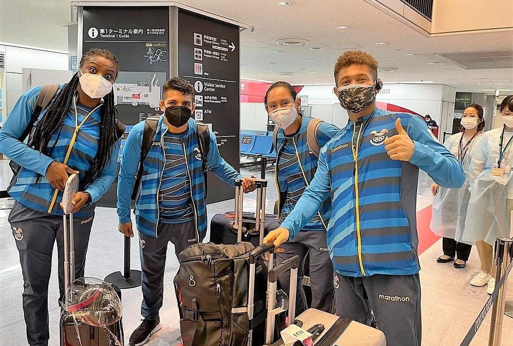 Tokio recibe a los atletas ecuatorianos