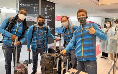 Tokio recibe a los atletas ecuatorianos