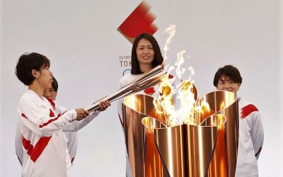 La llama Olímpica ya está en Tokio