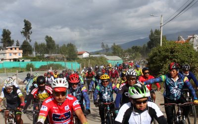 La Ruta de la Leche tuvo gran presencia de ciclistas en los 30 kilómetros