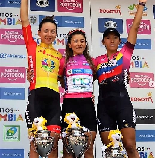 Miryam Núñez tercera en la Vuelta Femenina a Colombia