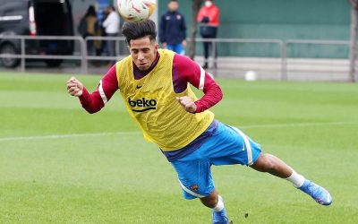 Diego Almeida,futbolista de raíces ecuatorianas entrenó en el primer equipo del FC Barcelona