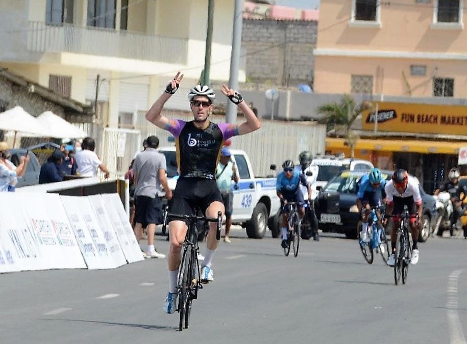 El canadiense Jean Lachance triunfó en la primera etapa de la Vuelta al Ecuador