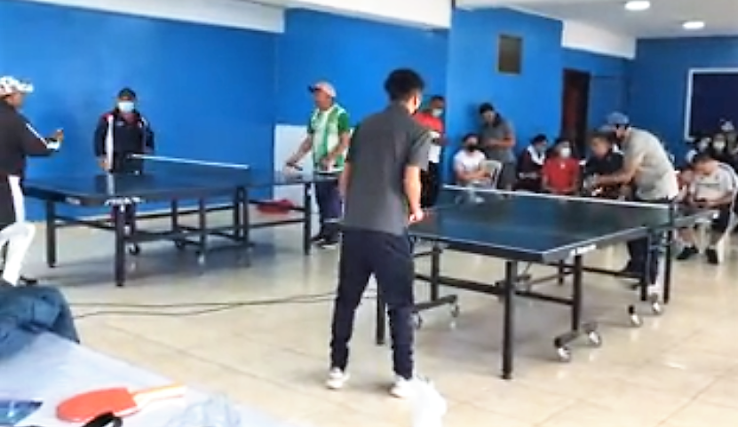 Comité del Pueblo sobresalió en tenis de mesa