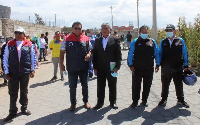 Fiesta multicolor en la inauguración de liga Bellavista de Calderón