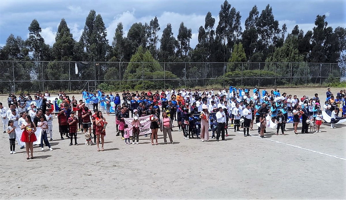 Jugadores realizaron la promesa deportiva en Liga Vencedores de Pichincha