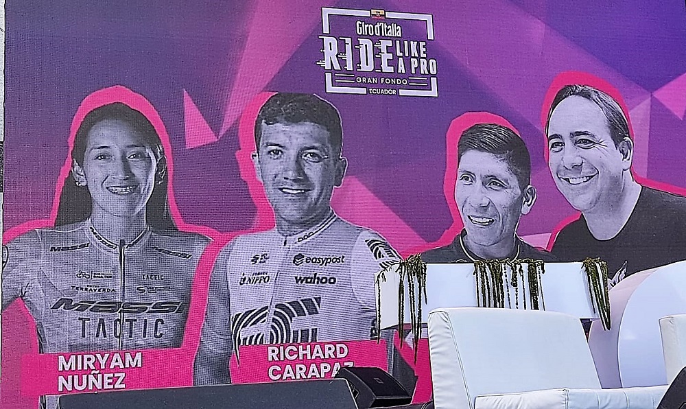 El colombiano Nairo Quintana revoluciona Quito en el segundo “Giro de Italia Ride Like a Pro”