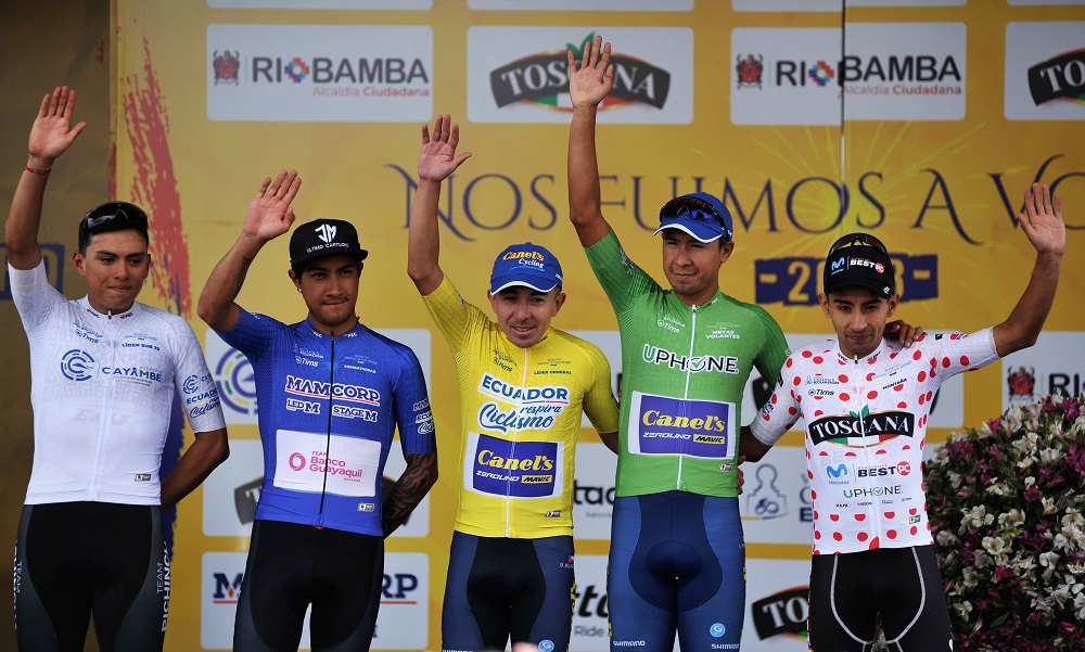El chileno Alarcón gana primera etapa de la Vuelta al Ecuador