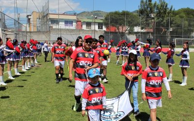 Liga Las Cuadras inauguró torno deportivo con la alegría de niños y de la familia