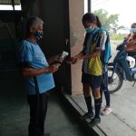 Control bioseguridad en torneo futsal en el Coca, Orellana